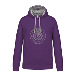 SWEAT CAPUCHE SPORT2000 NO NAME VIOLET GRIS