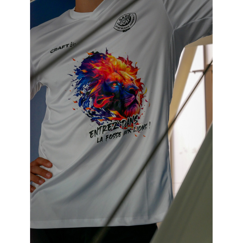 MAILLOT ENTREZ DANS L'ARENE SAHB 2526 BLANC JUNIOR