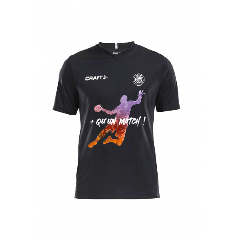 MAILLOT PLUS QU'UN MATCH SAHB 2526 NOIR JUNIOR